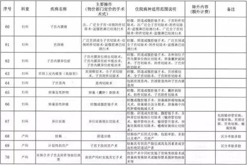 30个病种付费政策,按病种付费病种超百个