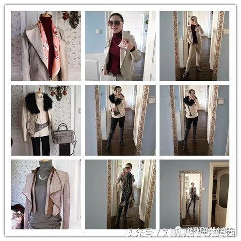 同色系look穿搭,黑白搭配永远的经典look