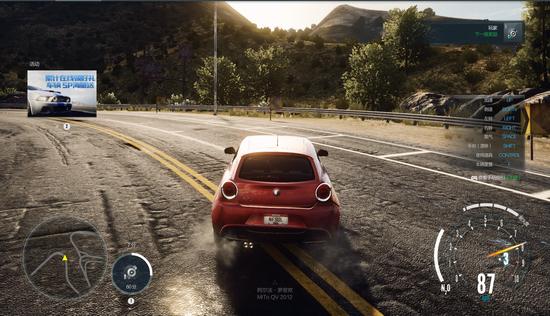 极品飞车ol游戏启动画面,极品飞车ol游戏对局