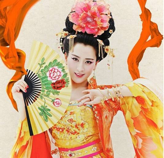 马苏演过的杨贵妃,马苏古装杨贵妃写真图