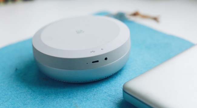 飞碟小音箱,小飞碟蓝牙音箱开箱