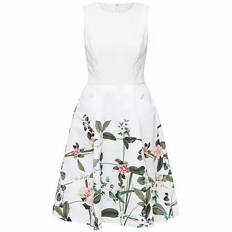 时尚潮流端庄优雅知性,tedbaker泡泡袖连衣裙