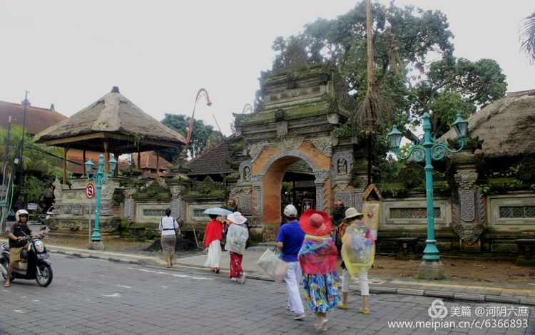 印度尼西亚巴厘岛印度教寺庙,巴厘岛最田园的热带风景
