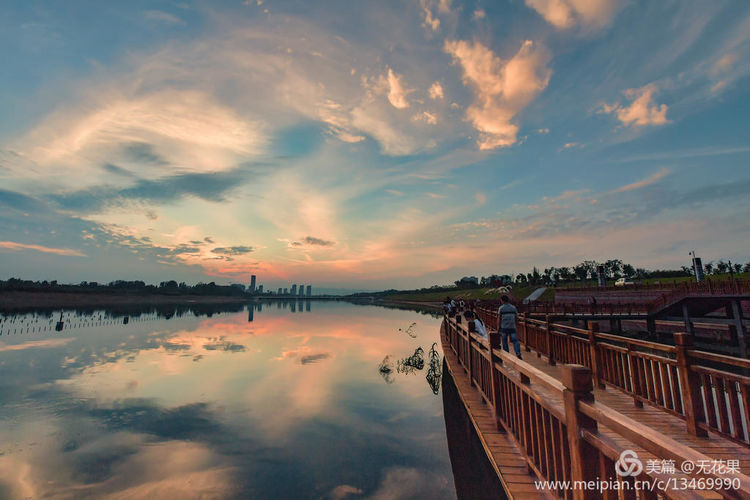 鹤壁淇河风光,鹤壁淇河夜景真实照片