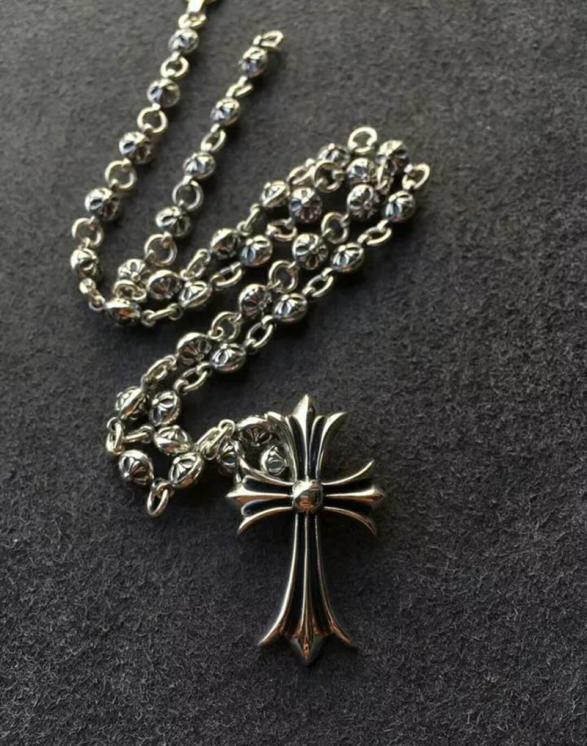 克罗心项链22k金新款,使徒行者2周柏豪克罗心项链