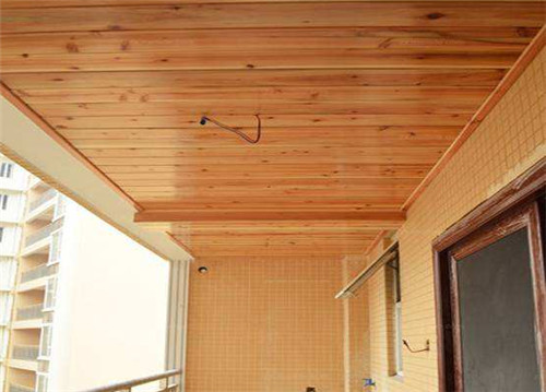 生态木吊顶装饰,成都阳台生态木吊顶