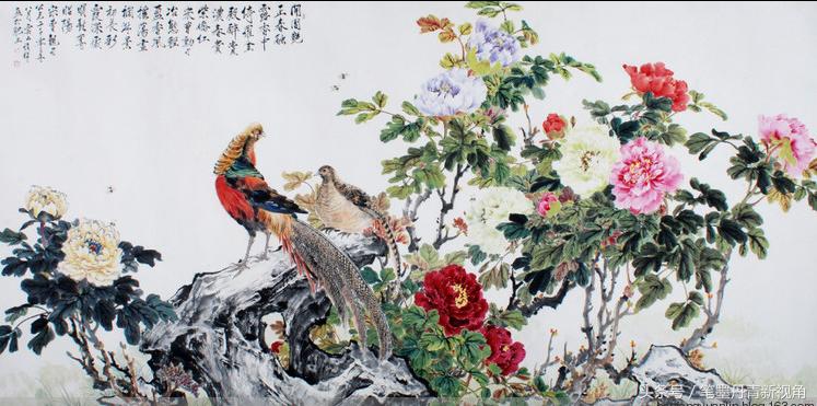 戴维祥国画作品欣赏,当代大写意花鸟画家作品图片