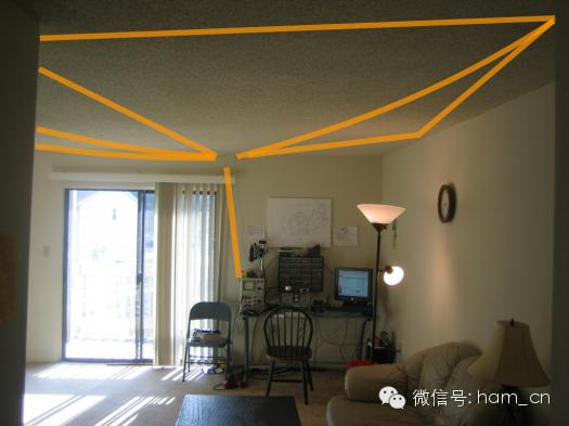 火腿DIY有才|美国小哥Scott隐藏在天花板上的HF天线是咋样滴赶脚？