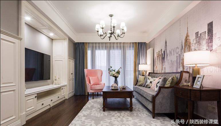 162方四室两厅摩登美式轻奢之家,162平米4室2厅多少钱