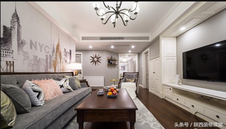 162方四室两厅摩登美式轻奢之家,162平米4室2厅多少钱