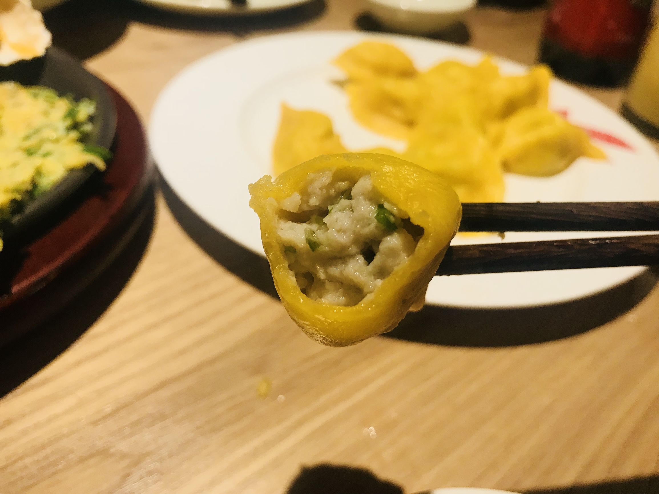 船歌鱼水饺营养早餐,船歌鱼水饺里面海鲜菜品