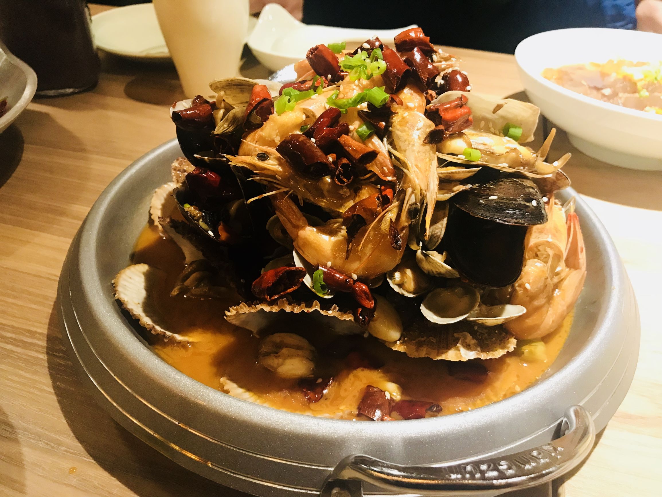 船歌鱼水饺营养早餐,船歌鱼水饺里面海鲜菜品