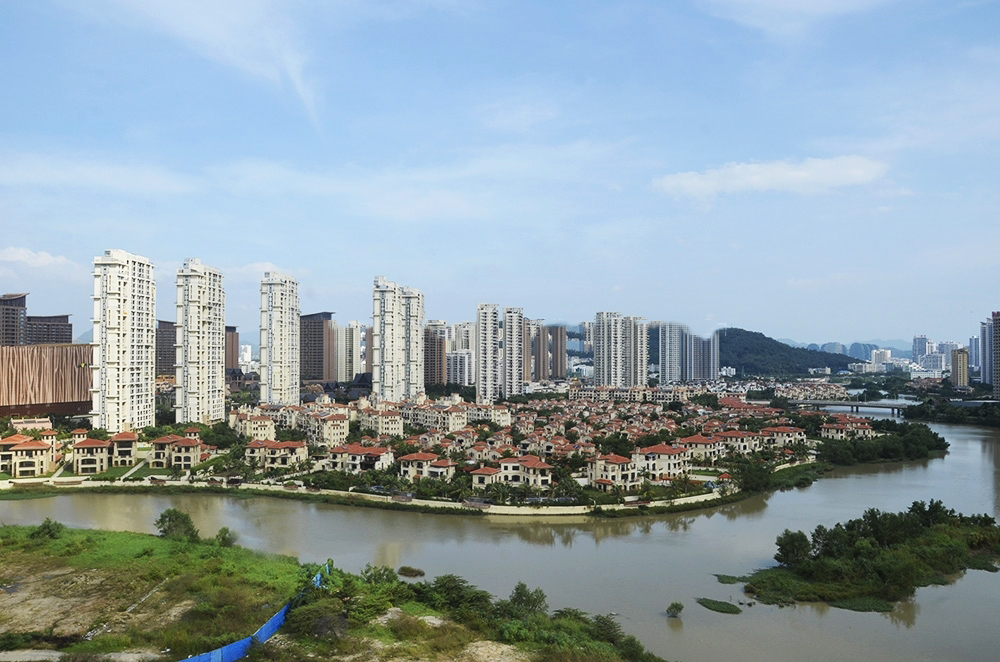 三亚翠屏凤凰水城左岸鸟瞰图,三亚凤凰水城翠屏怎么样