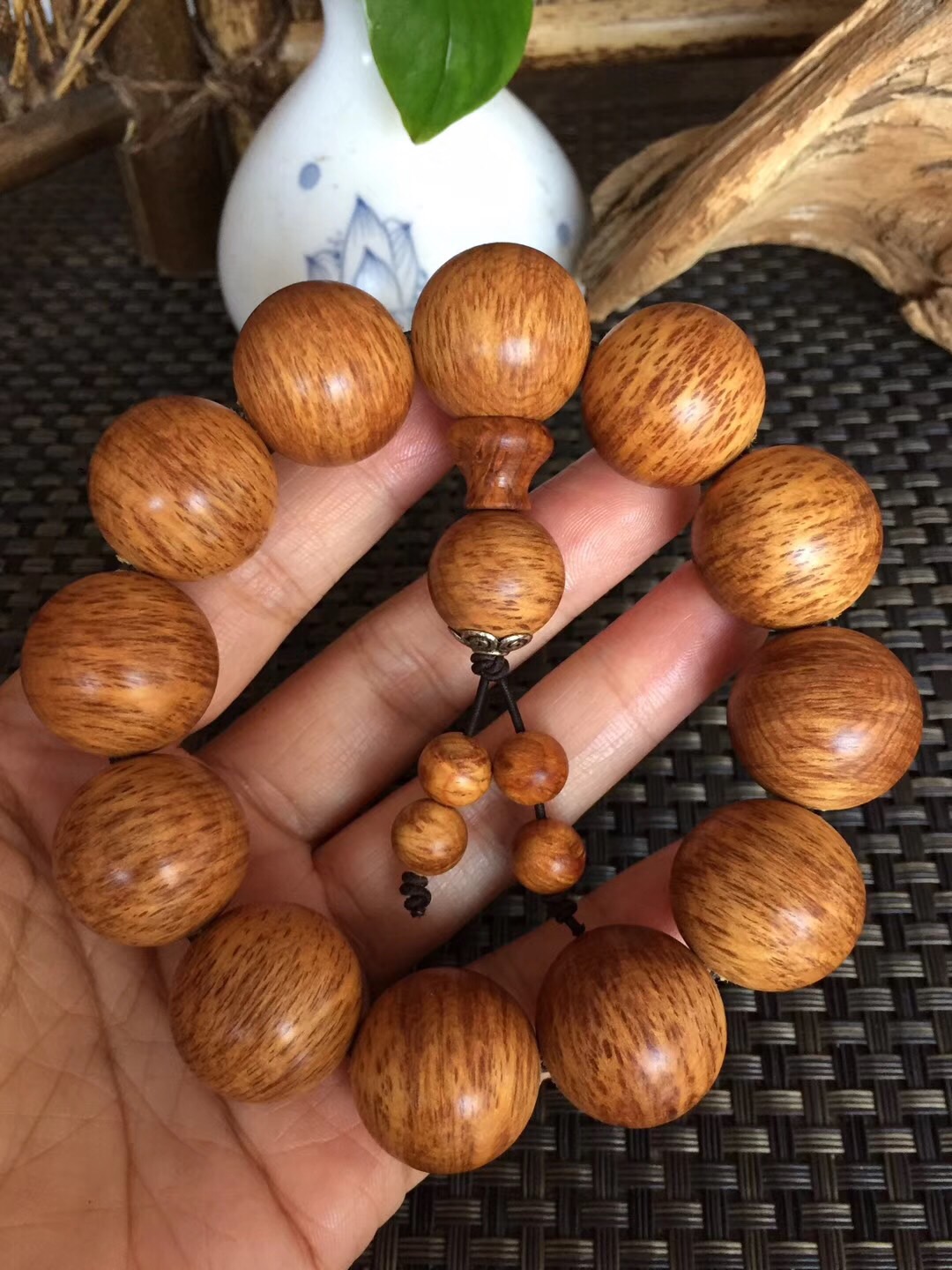 太行崖柏手串透光,太行崖柏手串哪个纹理最好