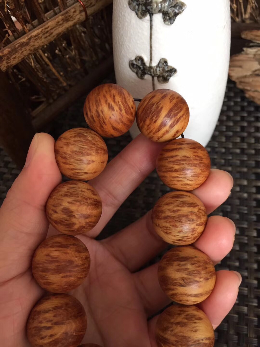 太行崖柏手串透光,太行崖柏手串哪个纹理最好