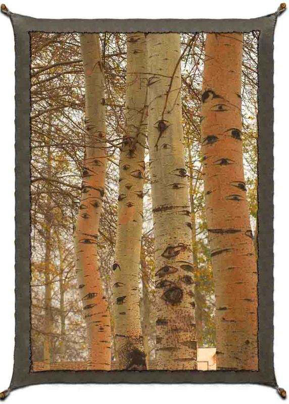 茂密的白杨树,东高地的白杨树