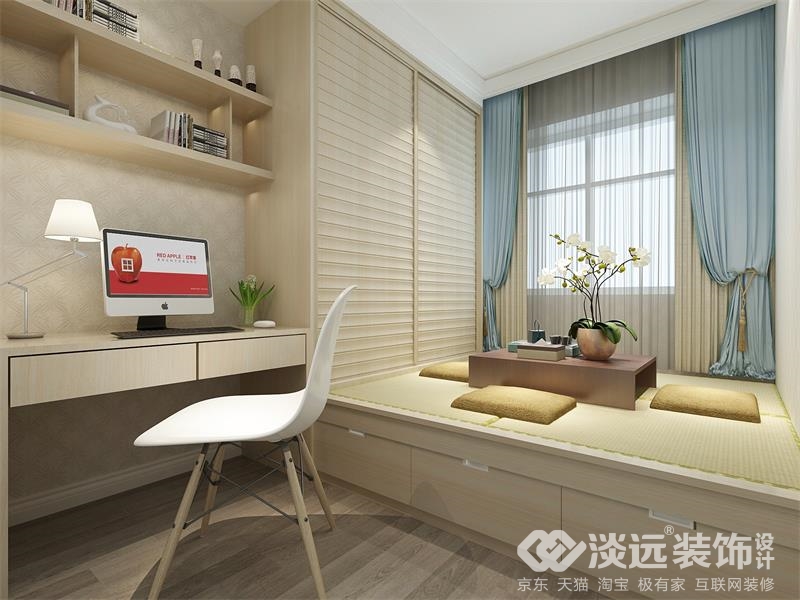 简欧82平米风格装修效果图,淡远装饰设计