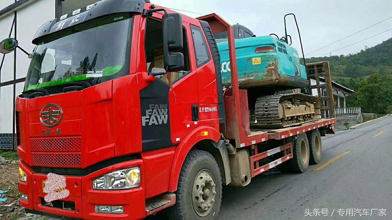 后八轮拖车厂家,前四后八挖机拖车厂家价格