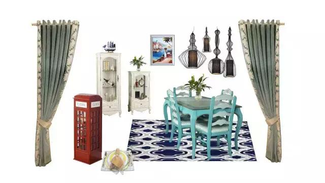 地中海风格装修配色,法国南部地中海风格常用配色