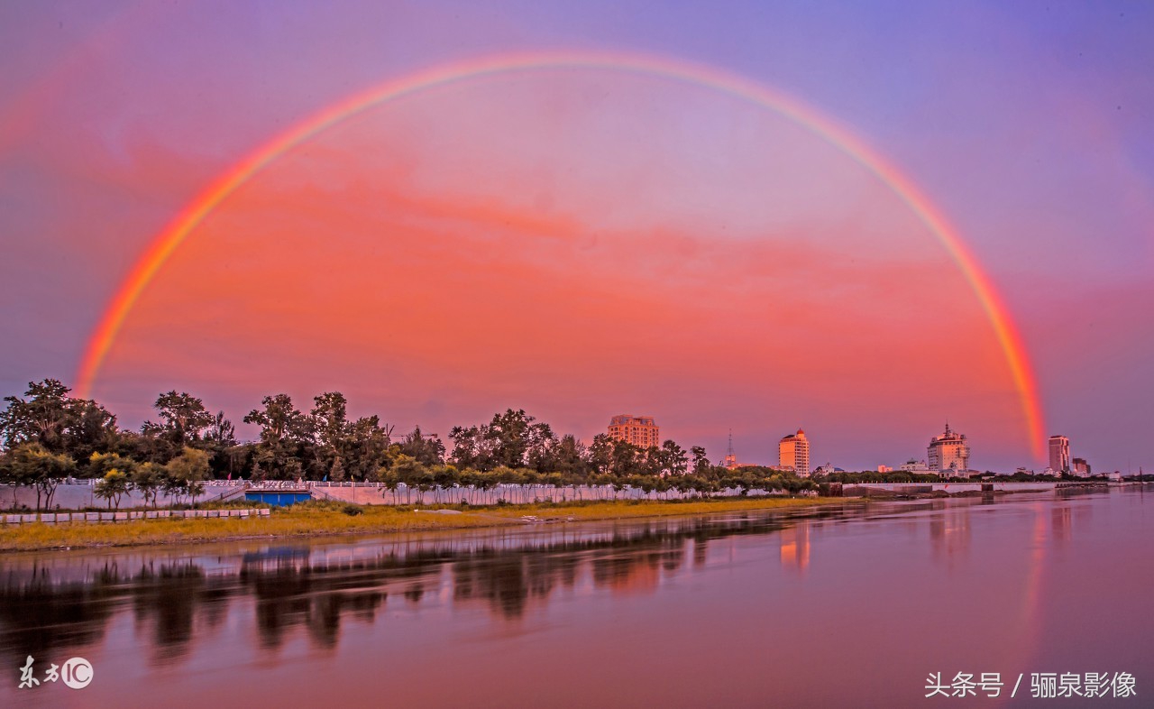 旅游遇到彩虹是幸运,旅行雪山拍照技巧