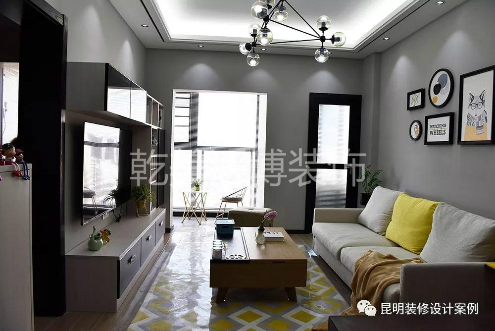 昆明魅力之城80平方小户型装修,昆明公寓复式装修风格