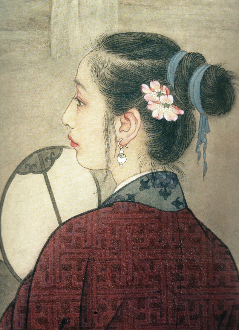 国画名家杨淑涛工笔仕女画欣赏,赵国经工笔仕女画作品欣赏