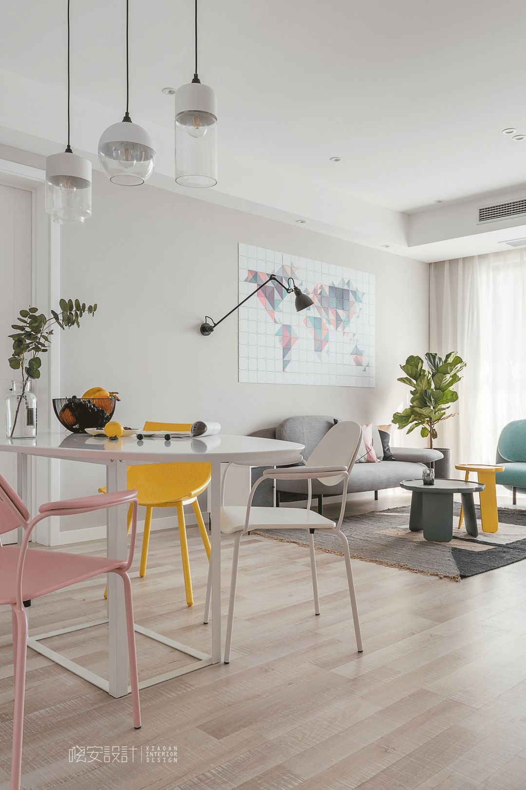 晒晒我家70平温馨小窝,91平米温馨北欧风体验幸福式蜗居