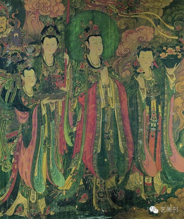 法海寺壁画线稿作品,法海寺明代壁画媲美敦煌无一废笔