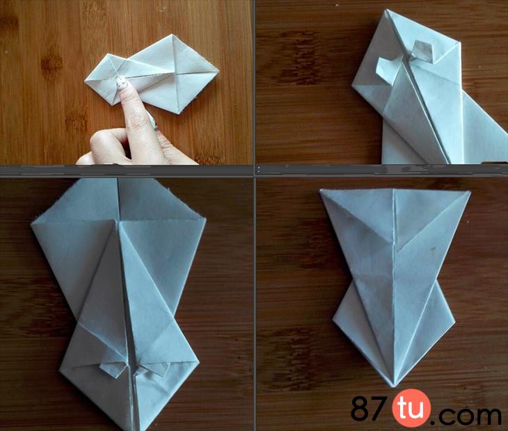 美少女战士手工折纸贺卡,少女们折纸简单教程