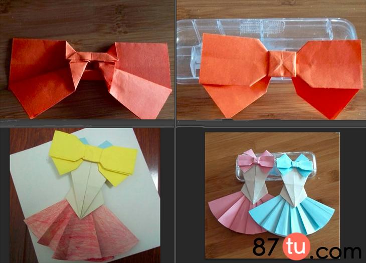 美少女战士手工折纸贺卡,少女们折纸简单教程