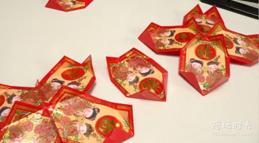 鱼仔灯笼手工,红包鱼灯笼儿童手工