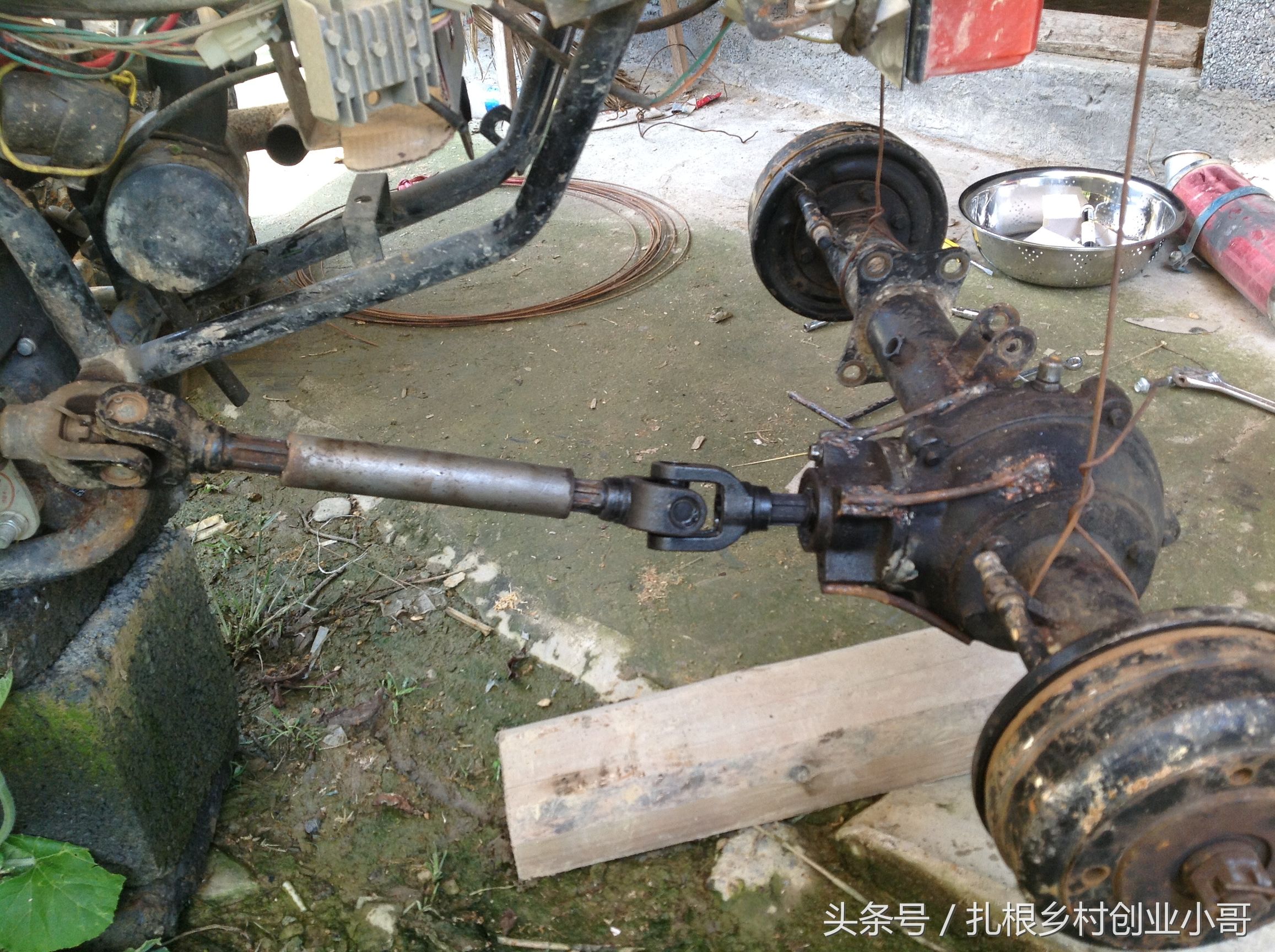 自改沙滩车教程,沙滩车改旋耕轮