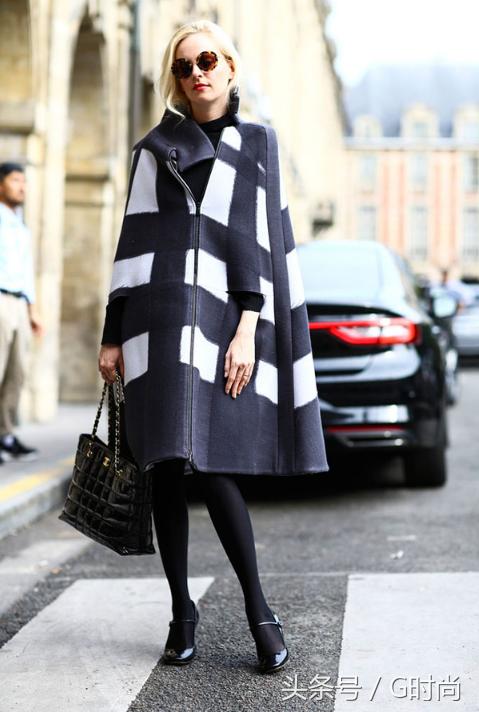 一件有设计感的大衣,格子大衣真的永不过时