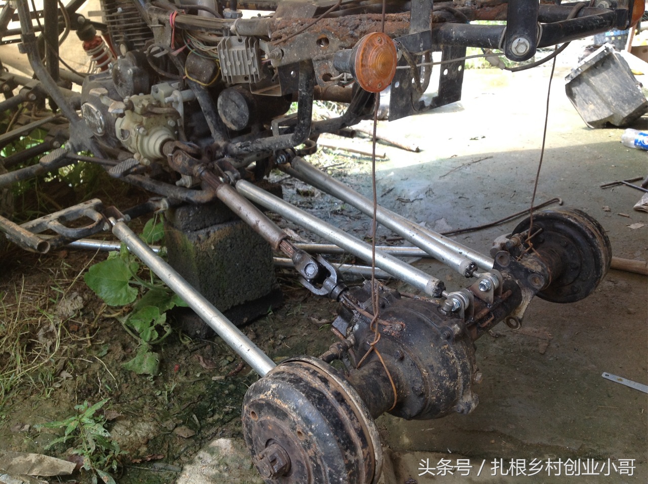 自改沙滩车教程,沙滩车改旋耕轮