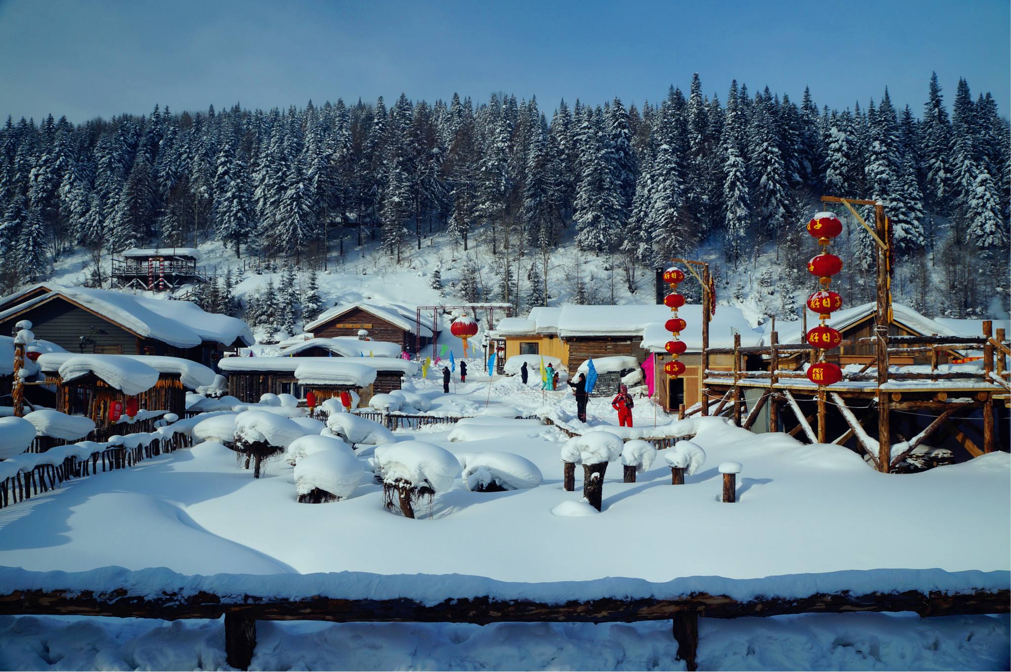 室内看雪景的地方,在家看最美的雪景