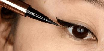 一支眼线笔如何搞定不明显眼妆,只有一支眼线笔怎么画
