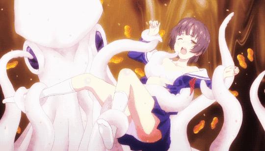 夭寿啊，章鱼上岸进化触手怪凌辱美少女啦！还好有dick警官~