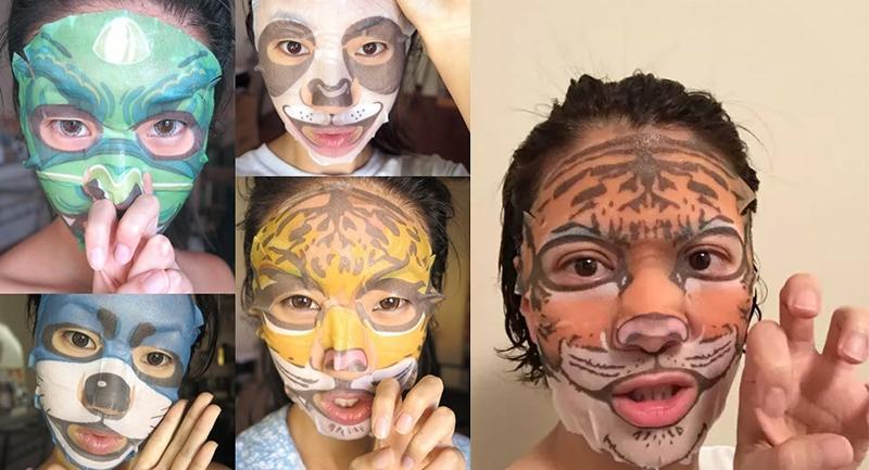 韩国动物面膜图片大全,韩国snp动物面膜价格