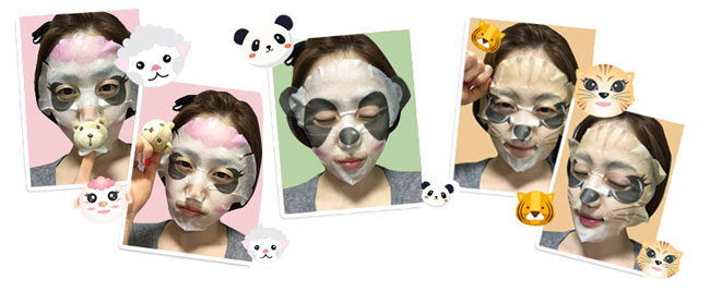 韩国动物面膜图片大全,韩国snp动物面膜价格