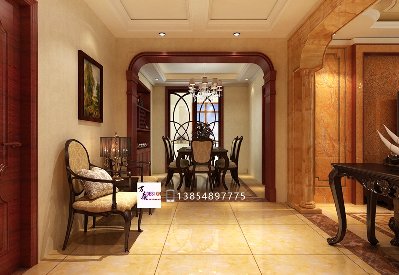 *安泰**宝盛广场180平——典雅欧式风格尽显奢华品质