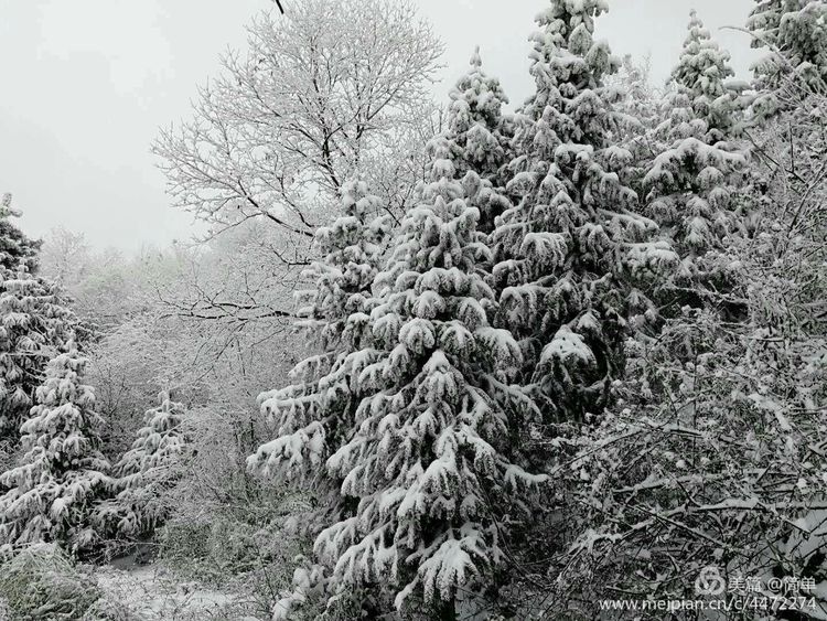 天池长白山雪岭,雨天天池山