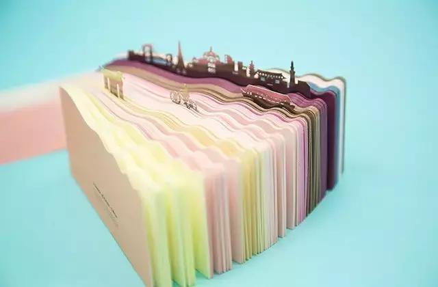 便签纸可粘贴可爱,蓝色的可粘便签纸