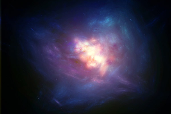 ps星空渐变炫酷海报,ps夜景海报制作教程