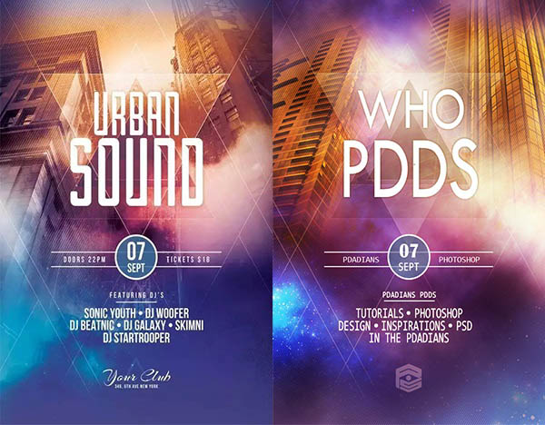 ps星空渐变炫酷海报,ps夜景海报制作教程