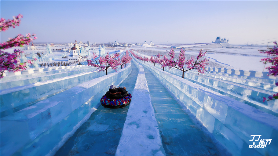想一想雪花还会飘到哪里,就像童话世界一样的雪景