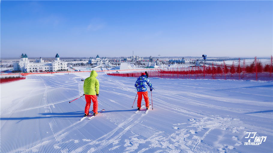 想一想雪花还会飘到哪里,就像童话世界一样的雪景
