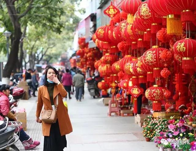 年味十足街拍图片大全,春节贵港街头
