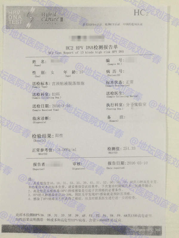 hpv病例分享2016,病例分享报告