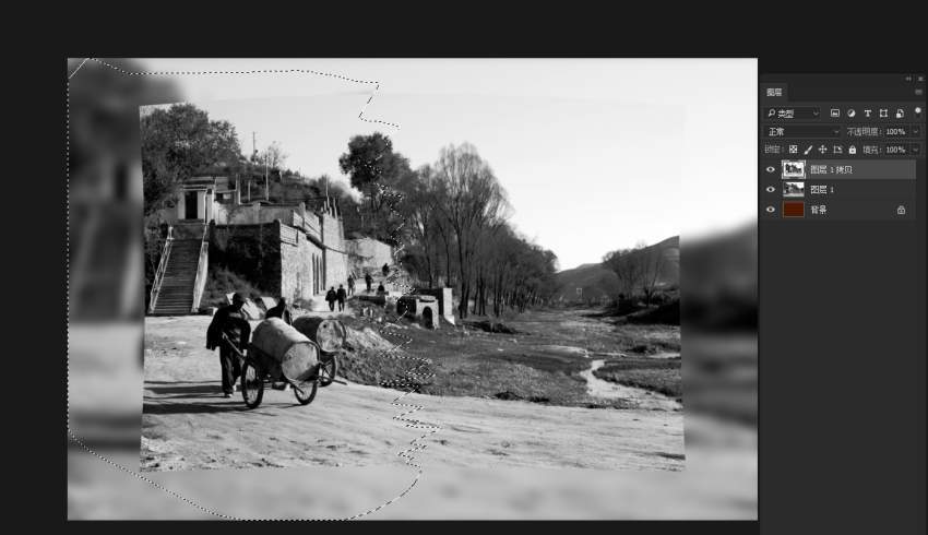 ps撕边效果教程,ps撕边效果名片制作