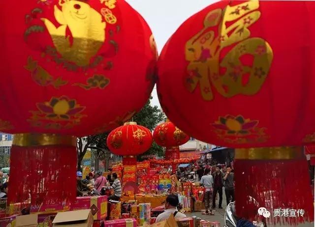 年味十足街拍图片大全,春节贵港街头